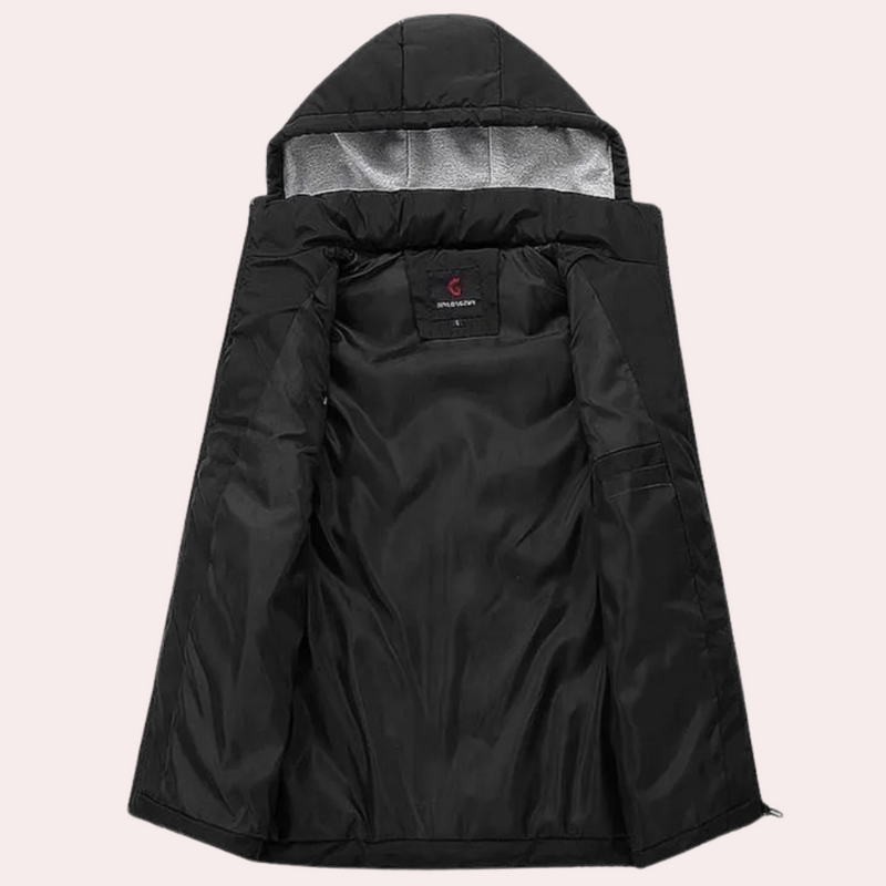 Hooded Zip Cardigan for Men