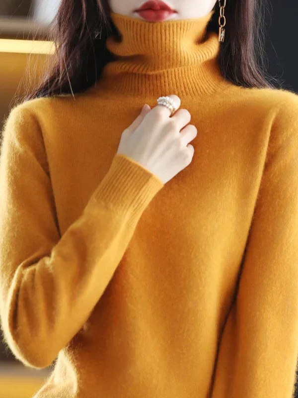 Cashmere Turtleneck Sweater for Women