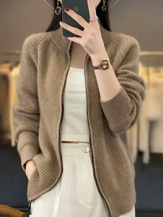 Zip Up Sweater for Women