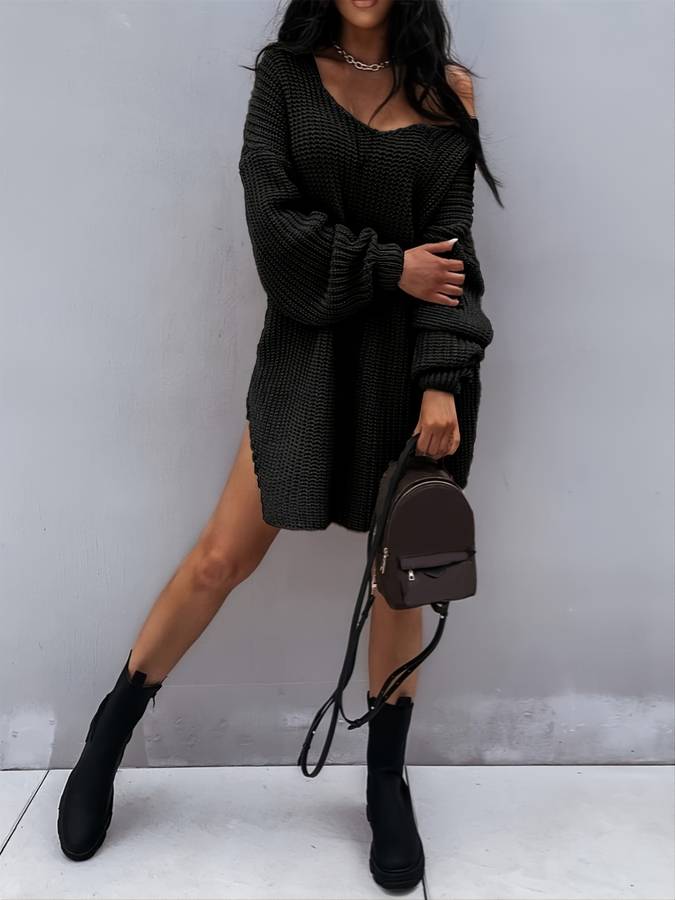 Oversized Knit Dress for Women