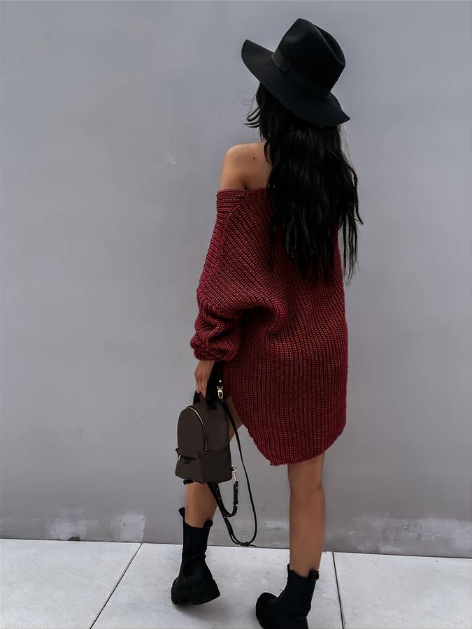 Oversized Knit Dress for Women