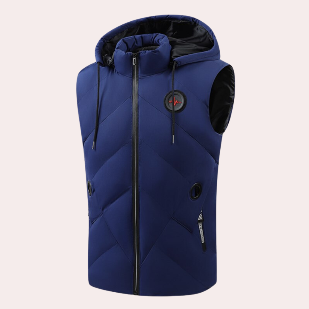 Hooded Zip Cardigan for Men