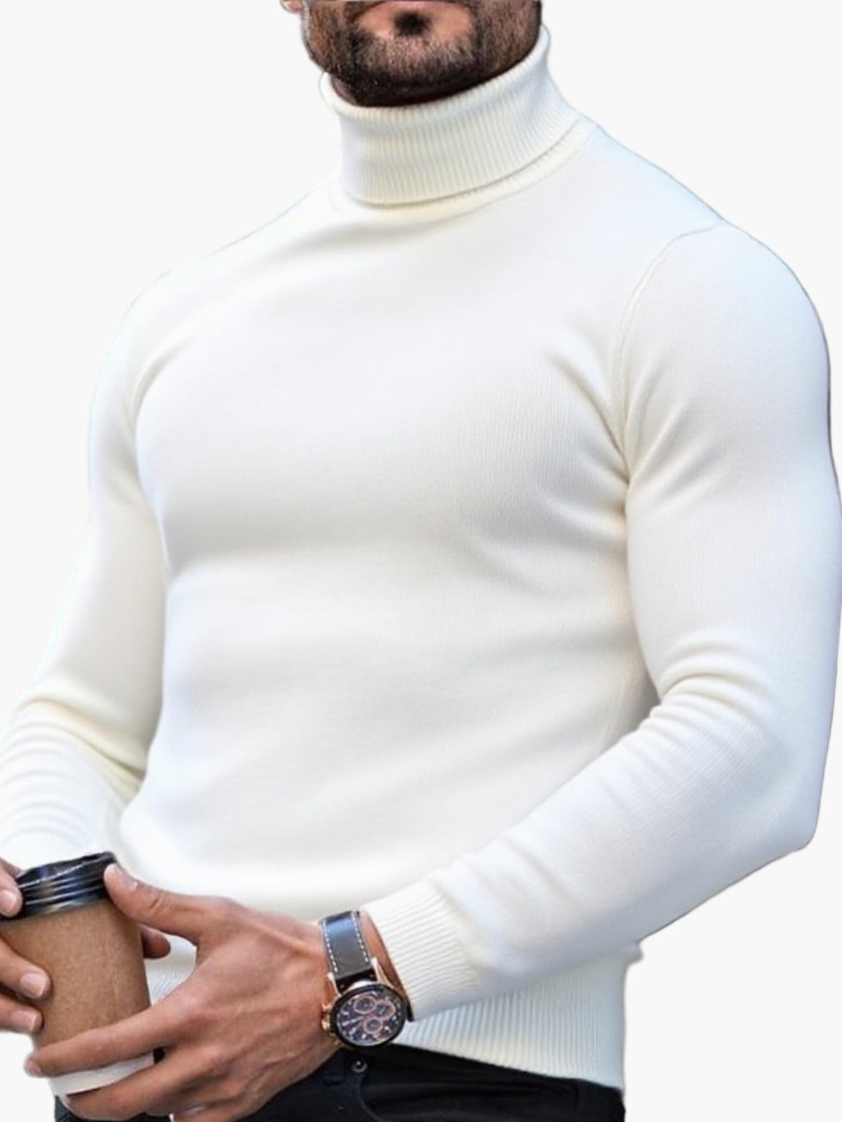 Slim Fit Turtleneck for Men