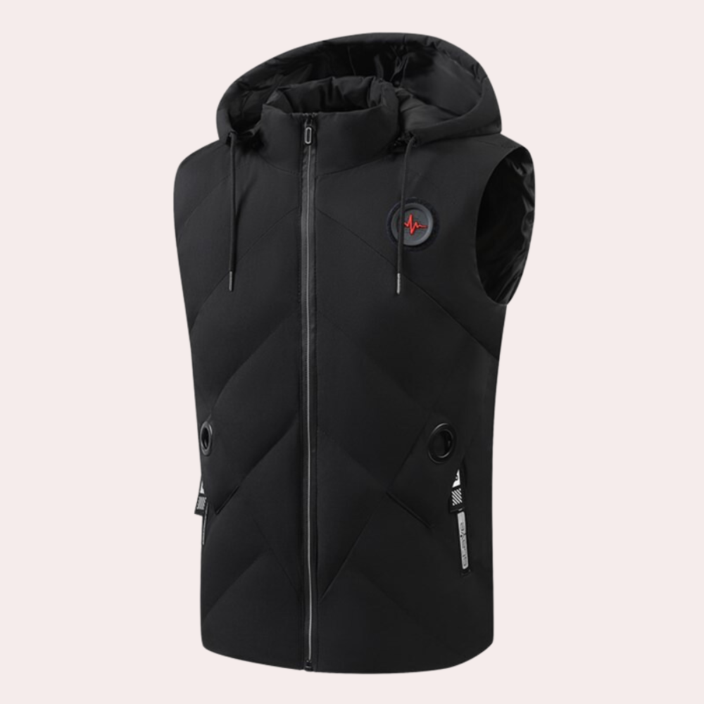 Hooded Zip Cardigan for Men