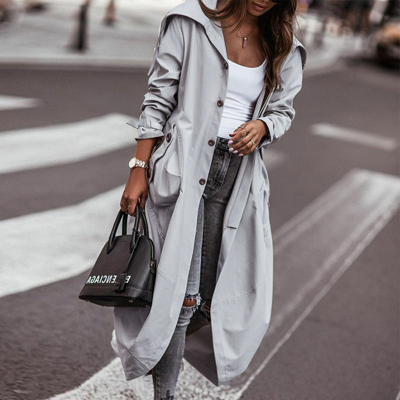 Water Repellent Hooded Parka for Women