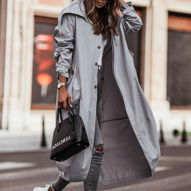 Water Repellent Hooded Parka for Women