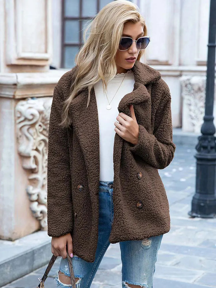 Elegant Faux Fur Jacket for Women