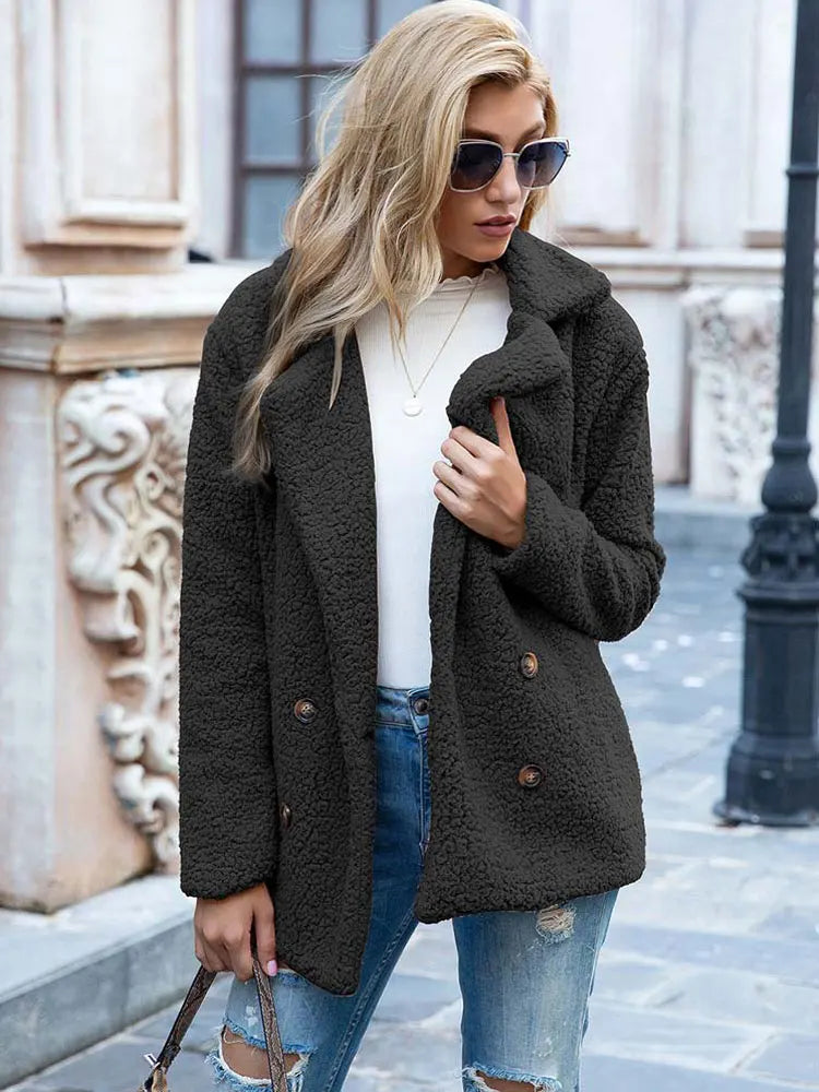 Elegant Faux Fur Jacket for Women