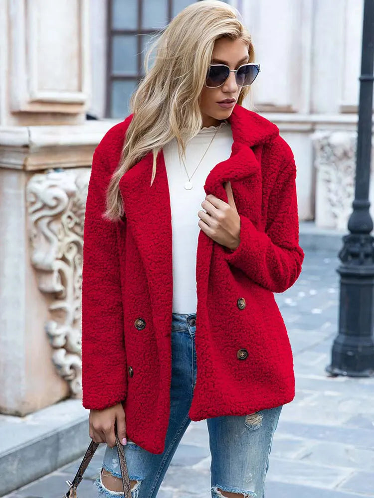 Elegant Faux Fur Jacket for Women