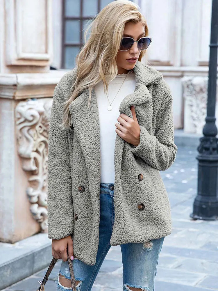 Elegant Faux Fur Jacket for Women