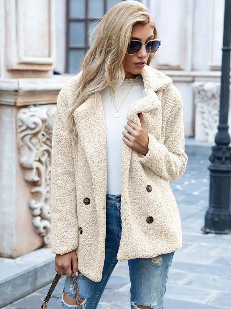 Elegant Faux Fur Jacket for Women