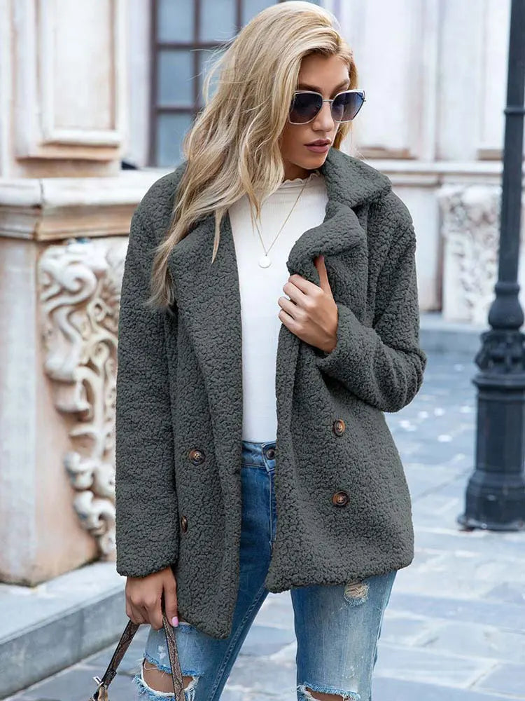 Elegant Faux Fur Jacket for Women