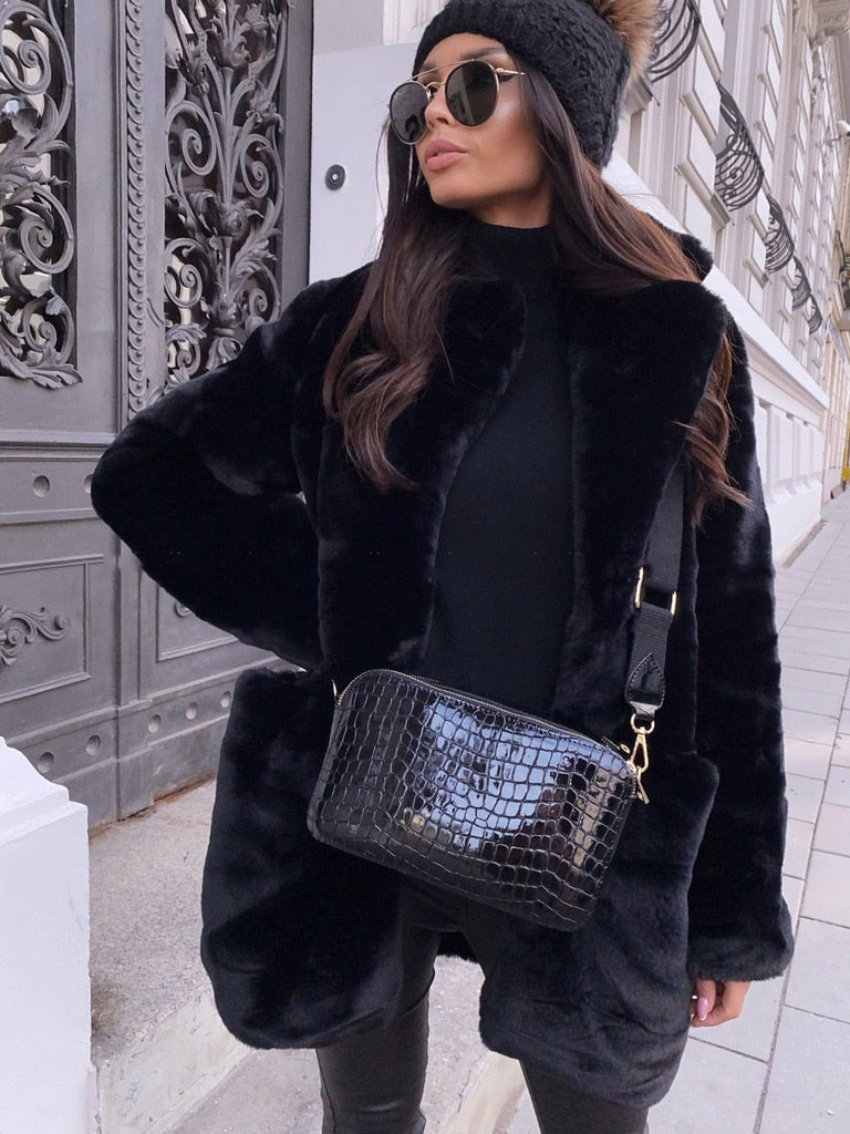 Faux Fur Jacket for Women | Colorful