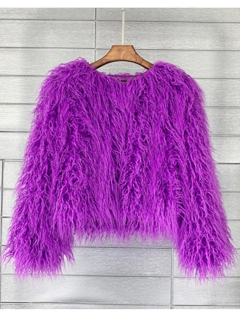 Thick Faux Fur Coat for Women | Gwenda