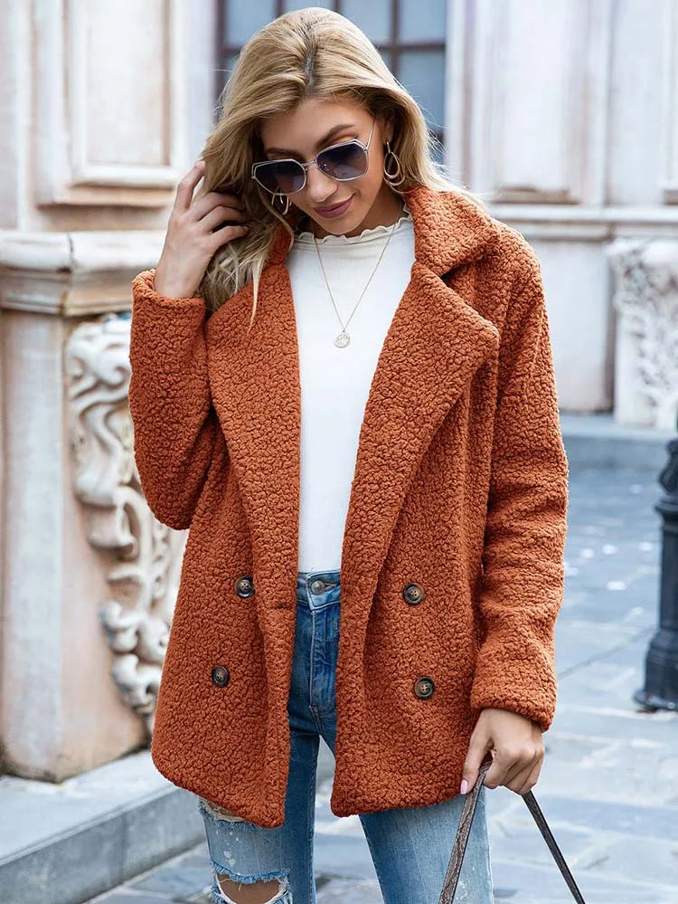 Elegant Faux Fur Jacket for Women