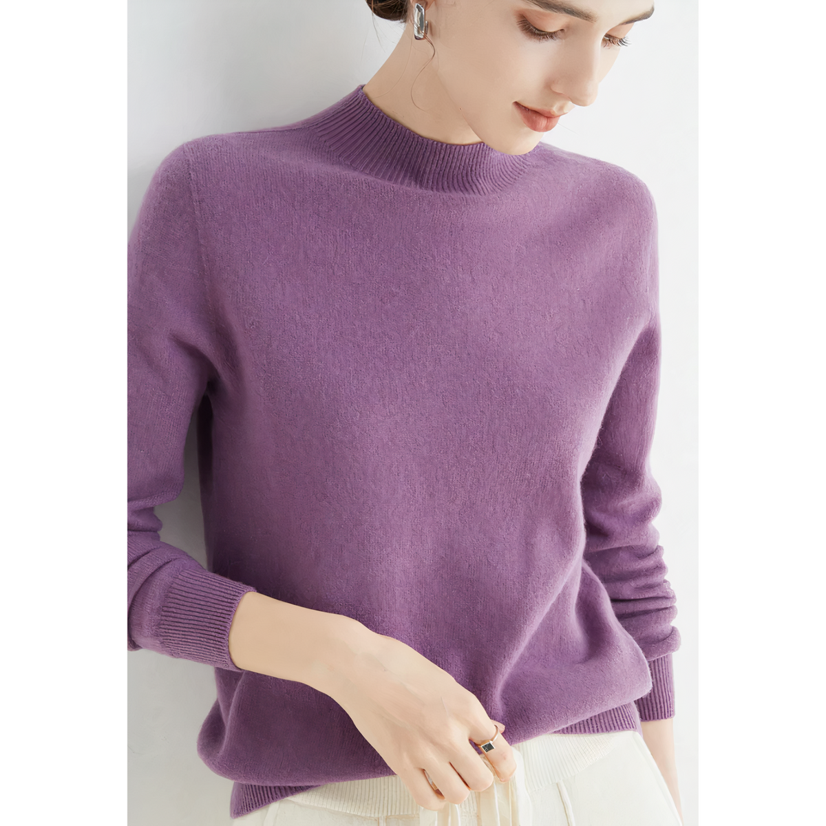 Cashmere Pullover Sweater for Women