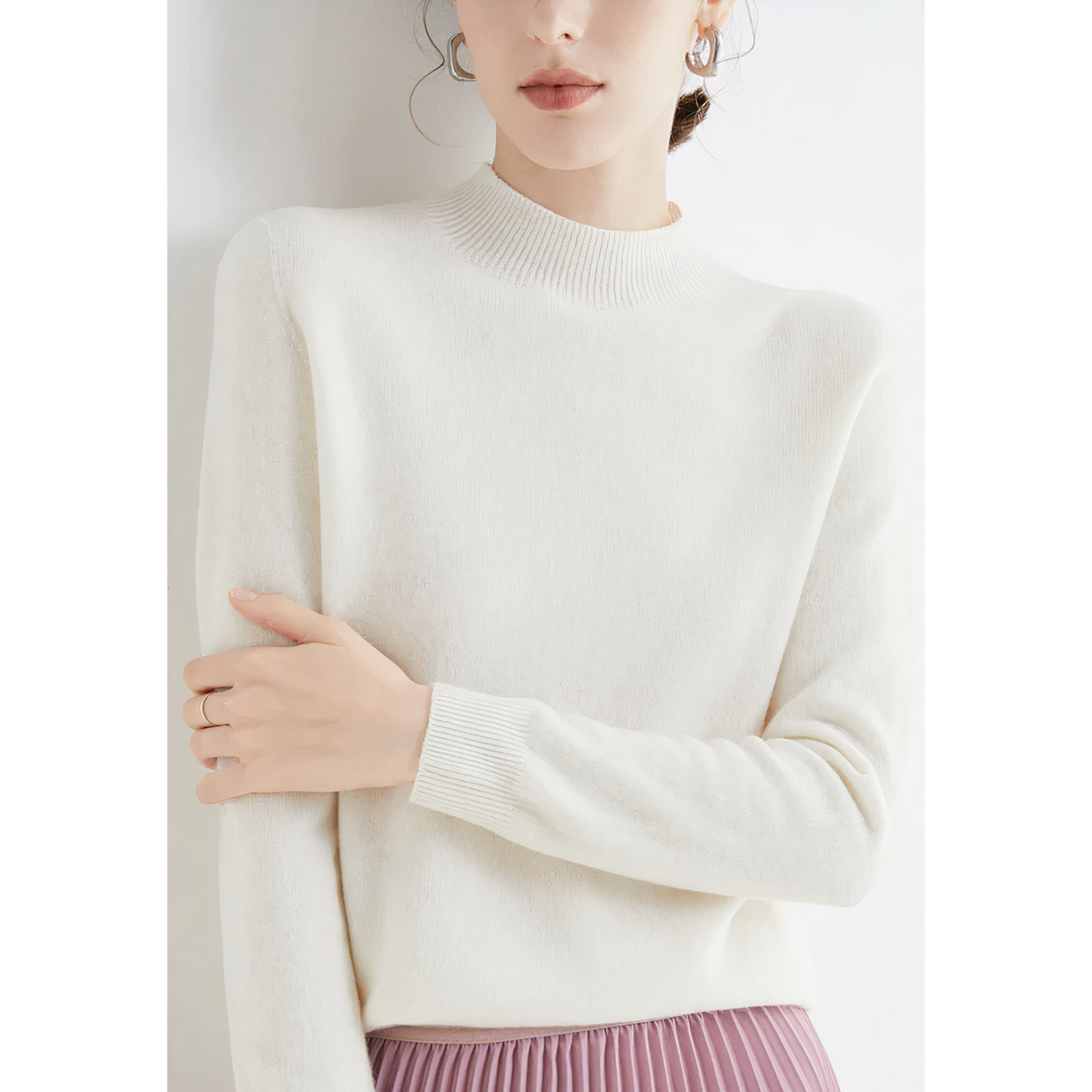 Cashmere Pullover Sweater for Women