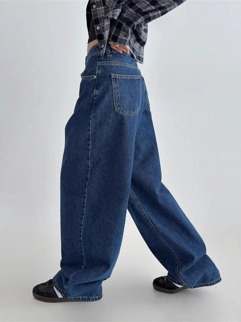Baggy Jeans for Women | Dark Wash