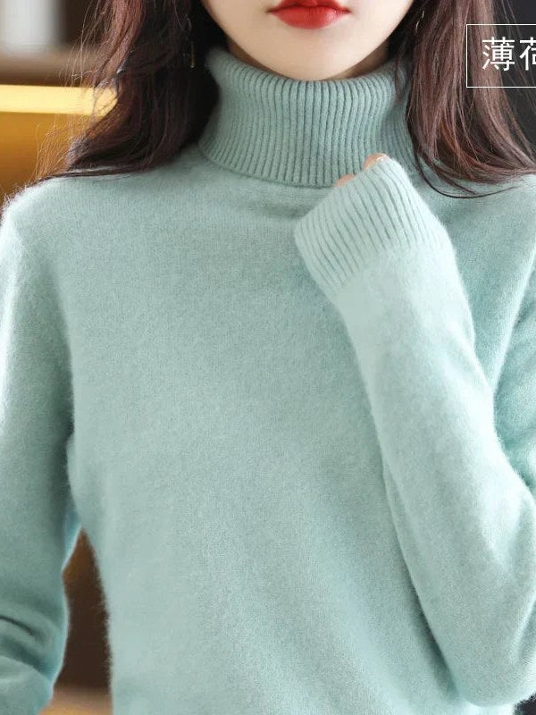 Cashmere Turtleneck Sweater for Women