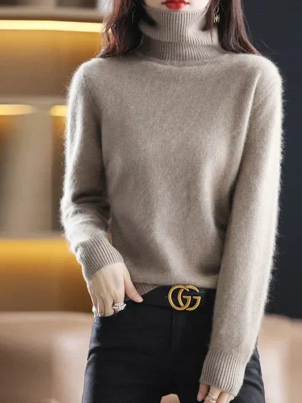 Cashmere Turtleneck Sweater for Women