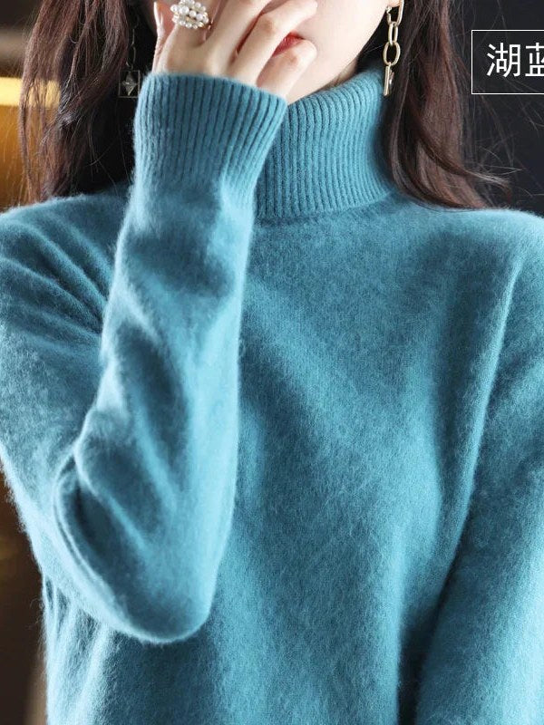 Cashmere Turtleneck Sweater for Women