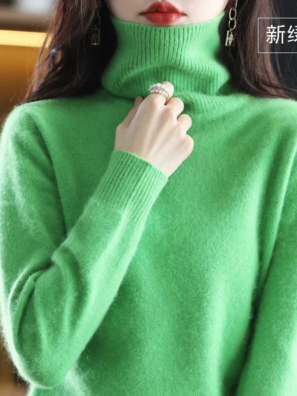Cashmere Turtleneck Sweater for Women