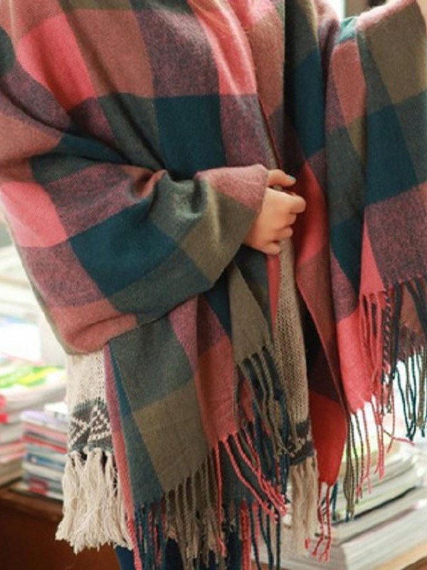 Diamond Pattern Scarf for Women