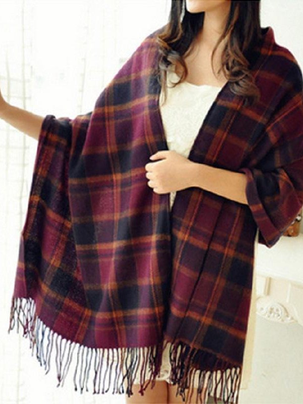 Diamond Pattern Scarf for Women