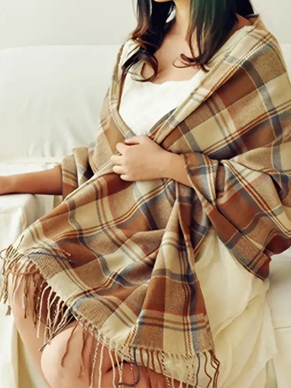 Diamond Pattern Scarf for Women