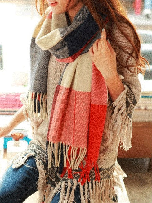 Diamond Pattern Scarf for Women