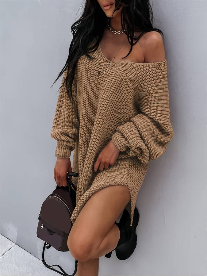 Oversized Knit Dress for Women