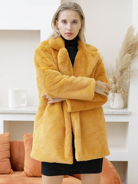 Faux Fur Jacket for Women | Colorful