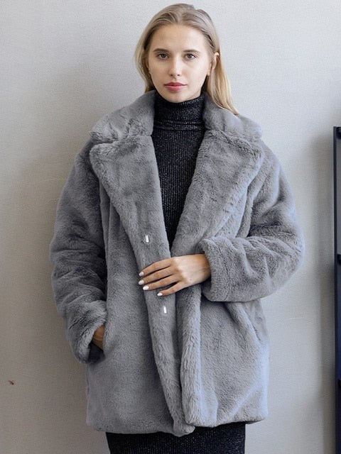 Faux Fur Jacket for Women | Colorful