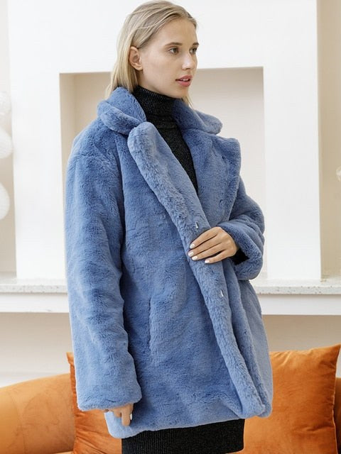 Faux Fur Jacket for Women | Colorful