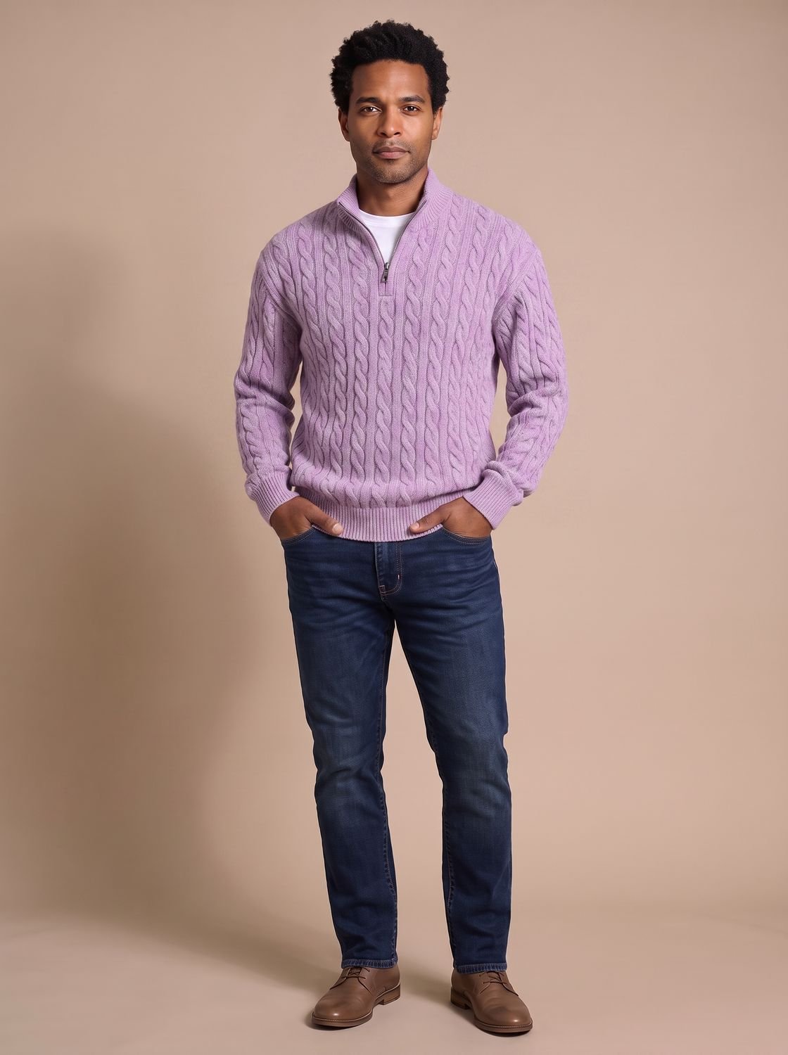 Knit Troyer for Men