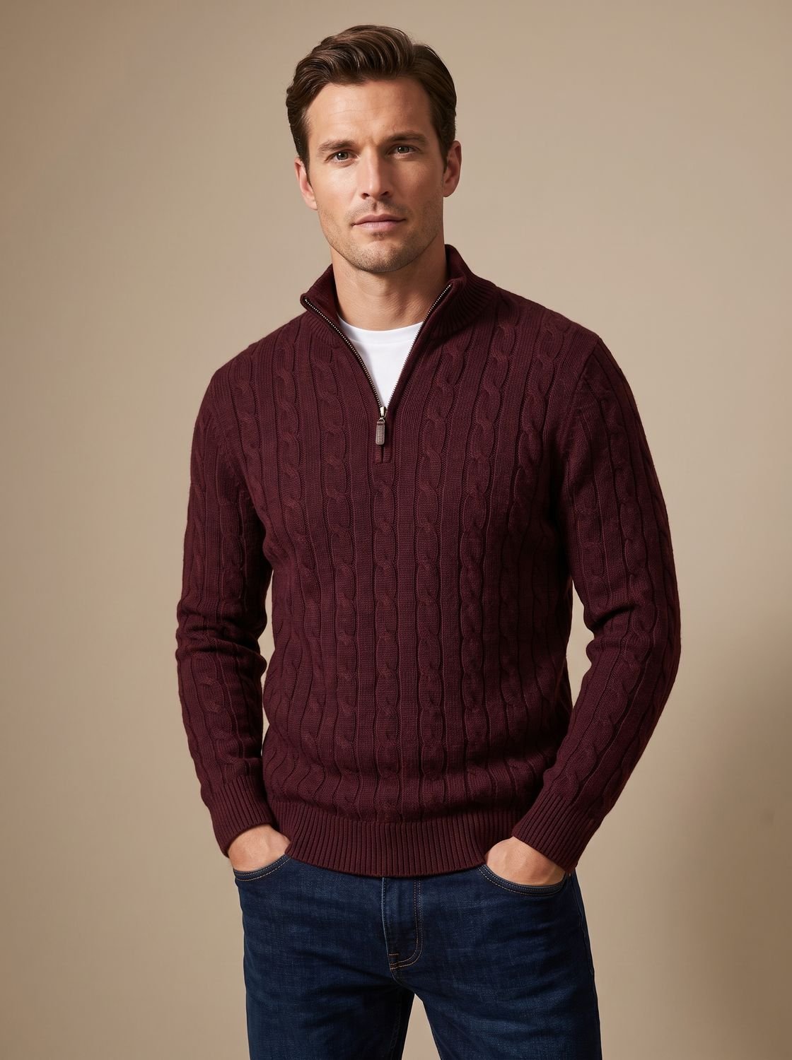 Knit Troyer for Men