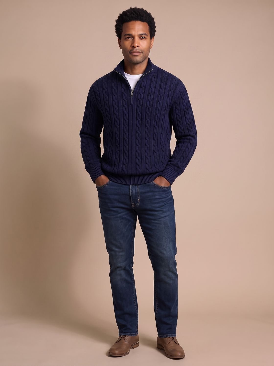 Knit Troyer for Men