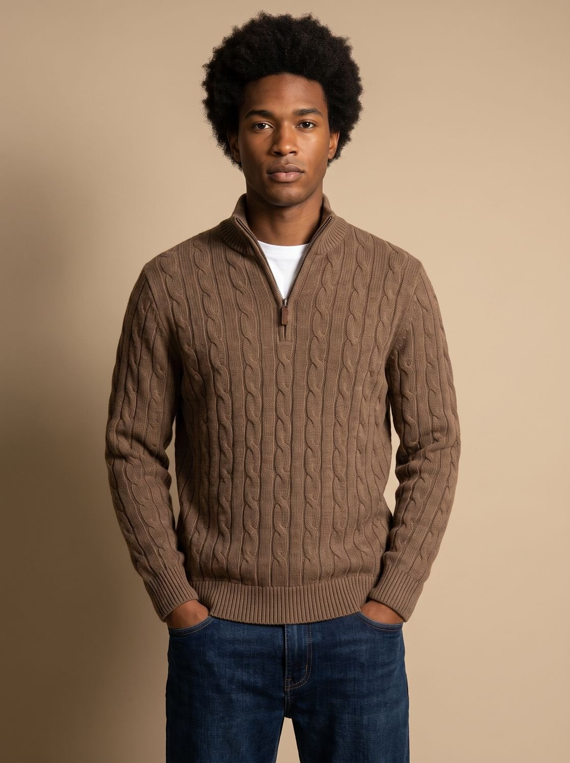 Knit Troyer for Men