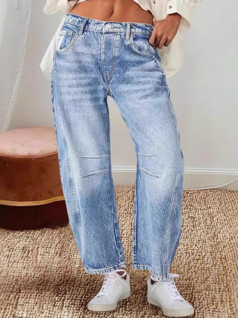High Waisted Baggy Jeans for Women