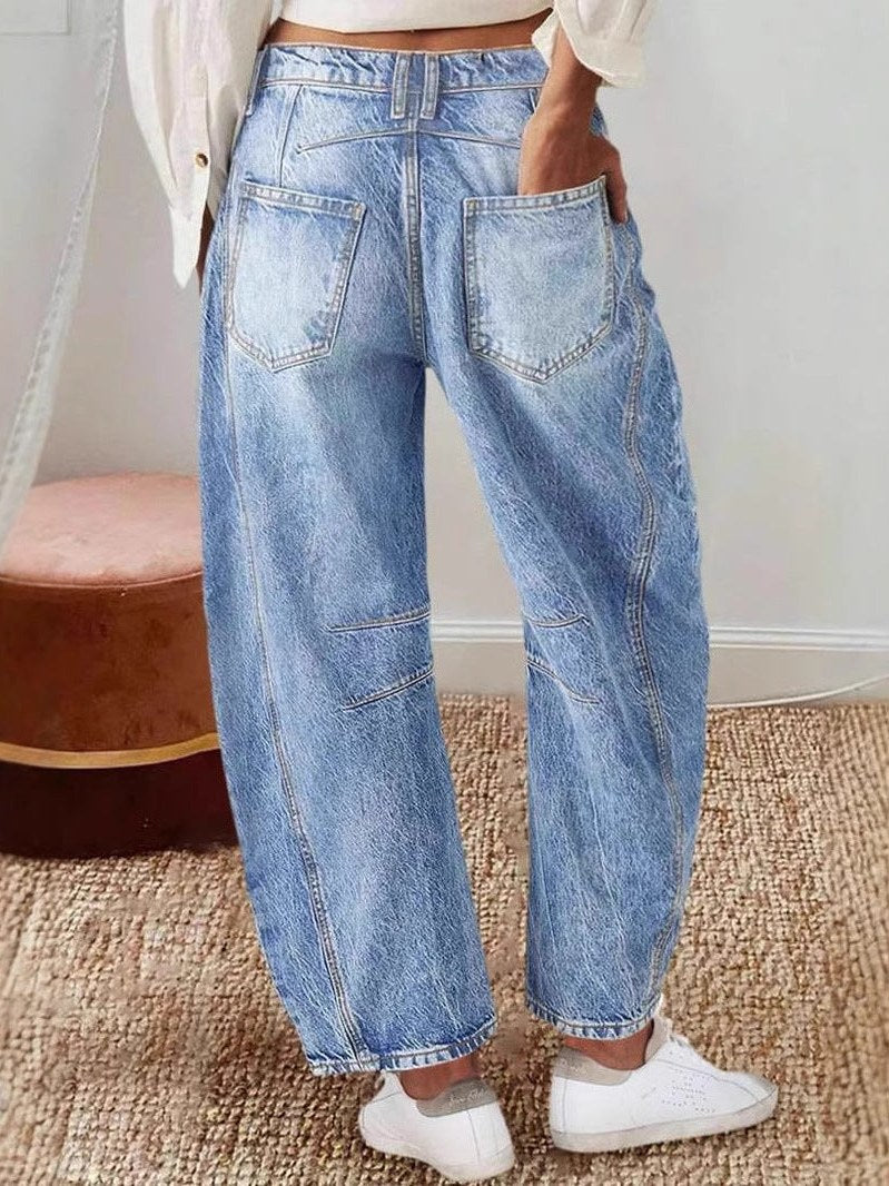 High Waisted Baggy Jeans for Women