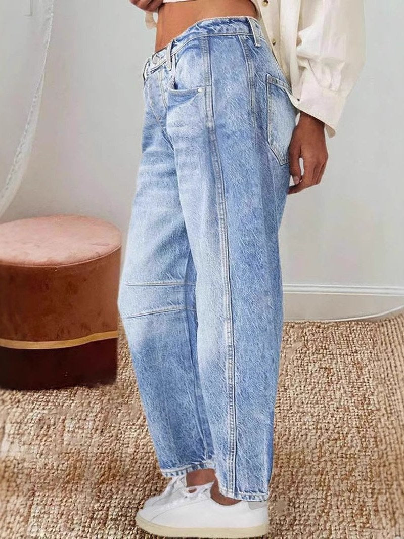 High Waisted Baggy Jeans for Women