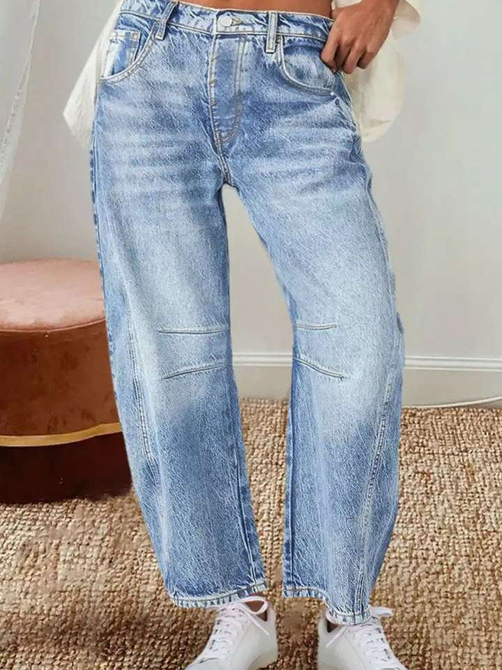 High Waisted Baggy Jeans for Women