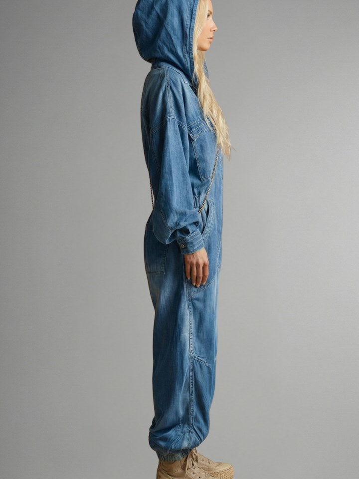 Hooded Jumpsuit for Women