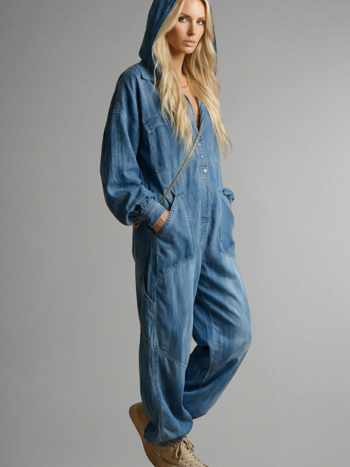 Hooded Jumpsuit for Women