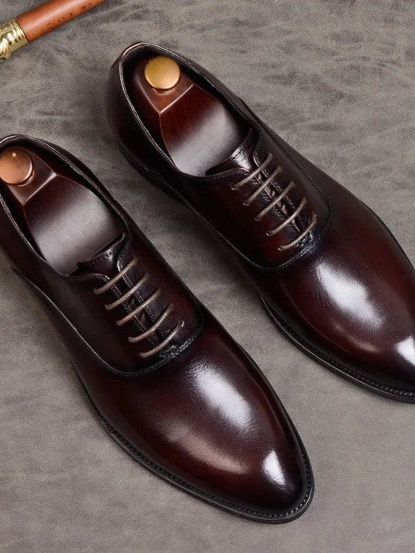 Leather Oxford Shoes for Men