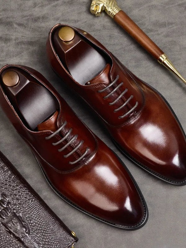 Leather Oxford Shoes for Men