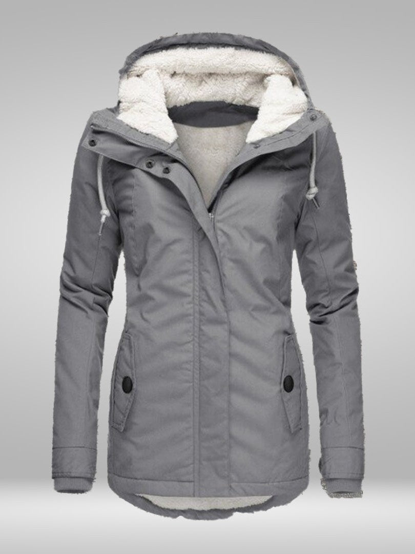 Long Hooded Coat for Women
