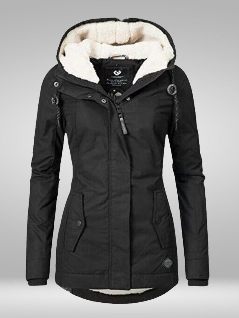 Long Hooded Coat for Women