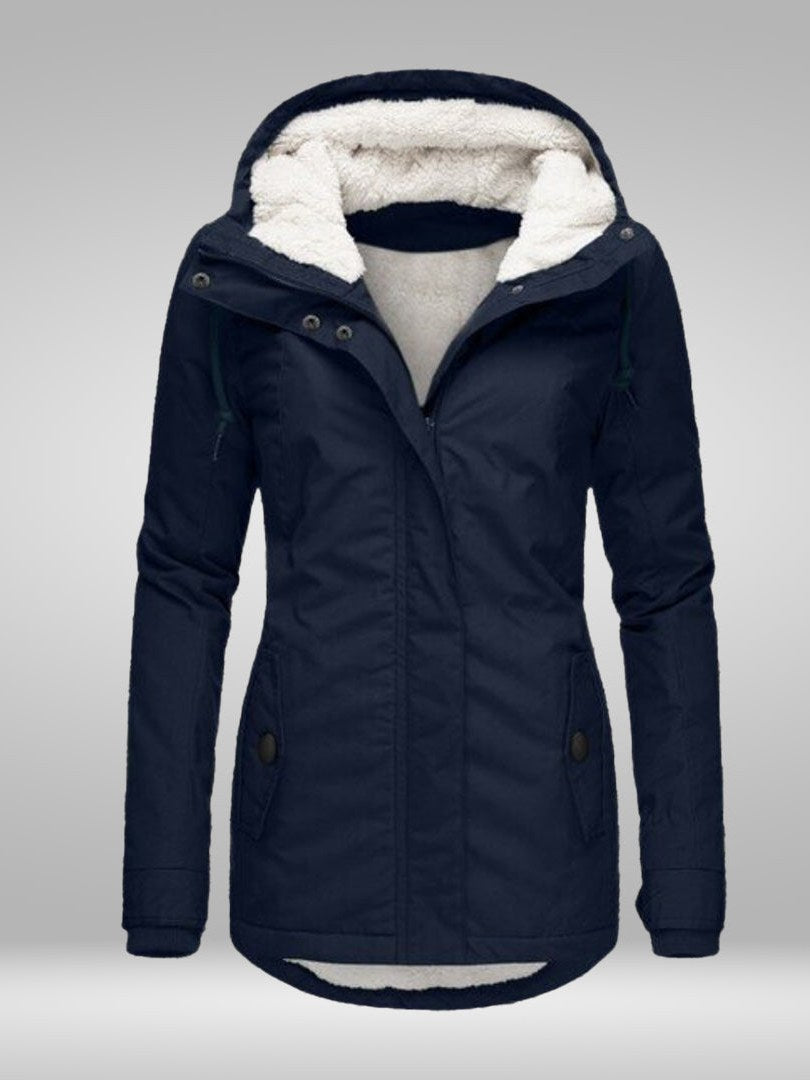 Long Hooded Coat for Women