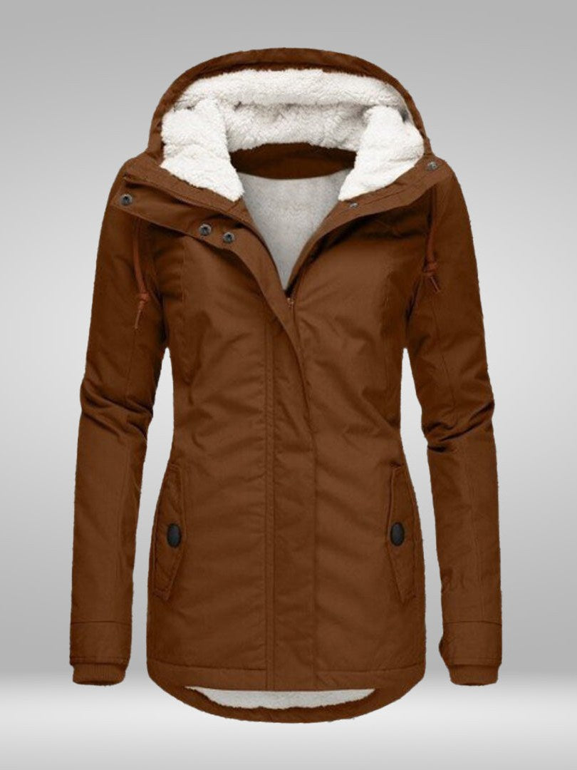 Long Hooded Coat for Women